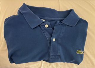 Polo Lacoste Azul Talla Grande
