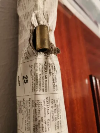 Puerta madera tipo francesa