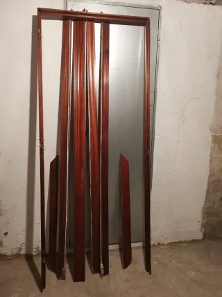 Puerta madera tipo francesa