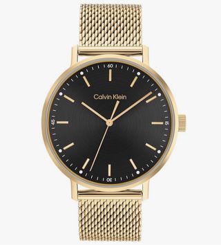 Reloj Calvin Klein Negro y Dorado unisex
