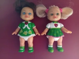 2 Muñecas GP GUP 1998 Corazón Antiguas