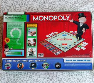 Monopoly Classico Hasbro "euro" pedine in Metallo