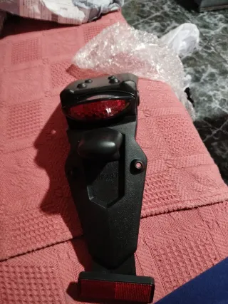 Portamatrículas LED Homologado ITV Moto