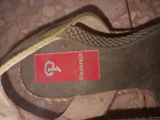 Zapatos esparto Pasarela mujer verde oliva