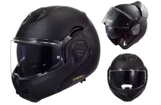 Casco Moto LS2 Advant II Negro Mate Talla S