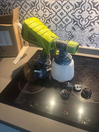 Pistola de pintar eléctrica