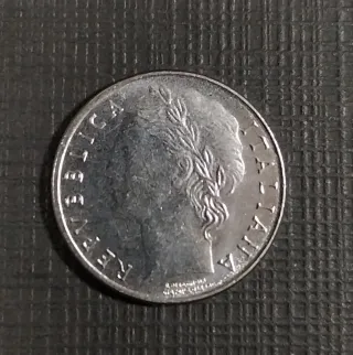 Moneta 100 Lire 1991 variante 99 con gambe chiuse