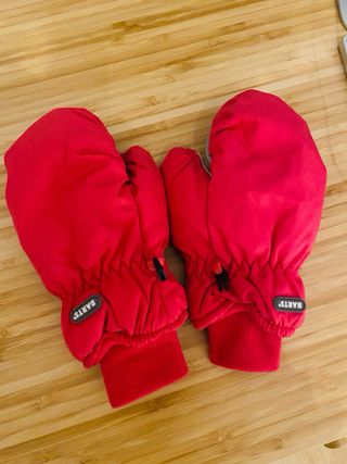 Manoplas Barts Niñ@ 3-6 años Rojo/Gris