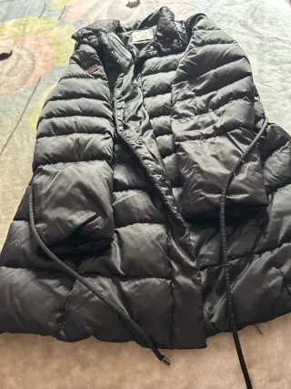 Abrigo acolchado señora negro