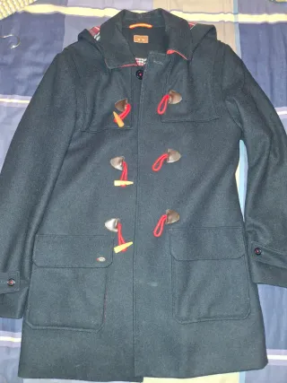 Abrigo de hombre azul marino