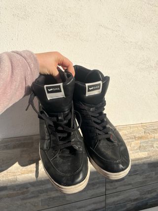 Scarpe GAS uomo nere e arancioni