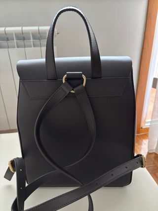 Bolso-Mochila Adolfo Domínguez Marrón