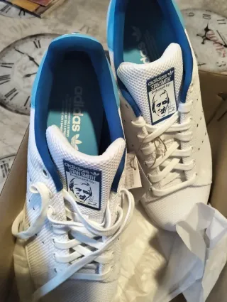 Adidas Stan Smith Blancas y Azules
