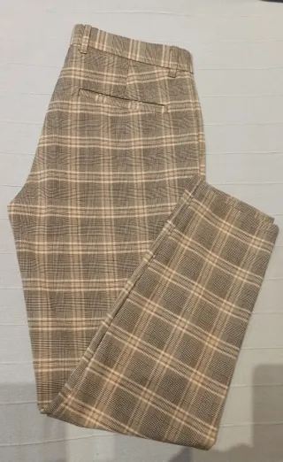Pantalón hombre cuadros - Pull&Bear