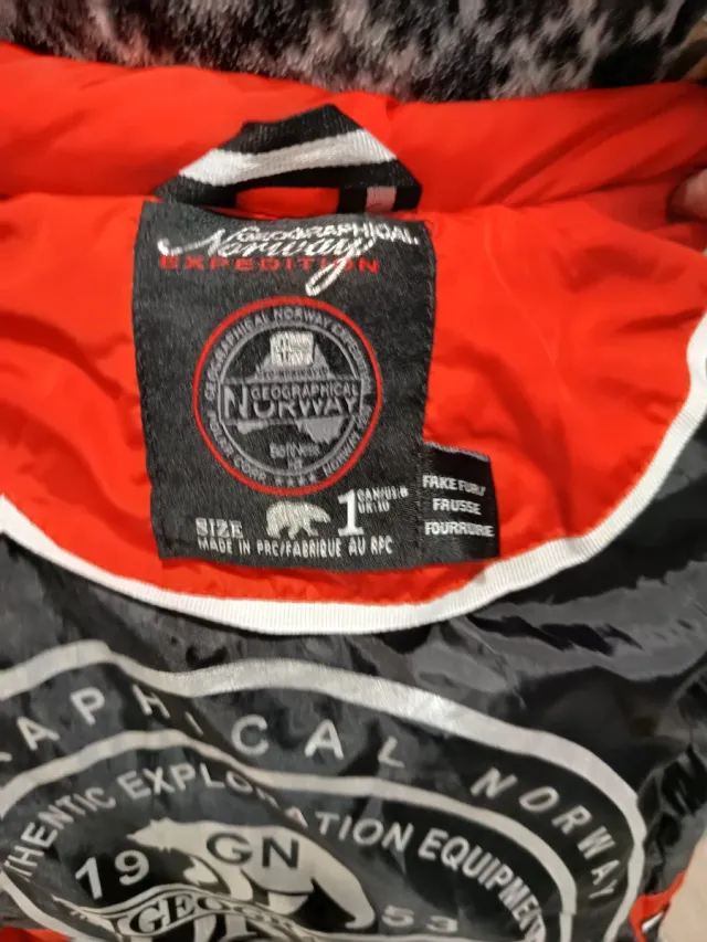 Super Abrigo Geographical Norway Talla S