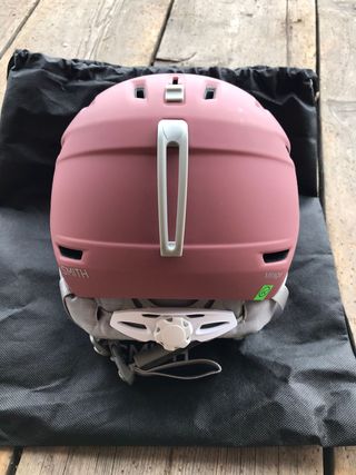 Casco de esquí Smith rosa mujer