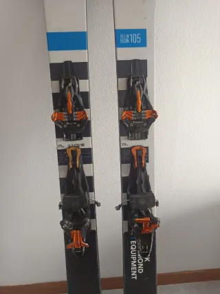 Esquís Freeride Travesía Helio 105, 175cm + Pieles