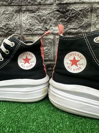 Converse Platform Nere/Rosa Tg 35