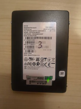 HP SSD SATA 3 480GB 2.5 Enterprise