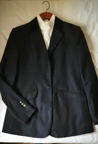 Traje Hípica Negro Chica