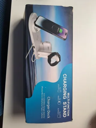 Caricatore Multiplo 4 in 1 per iPhone/Watch/AirPods