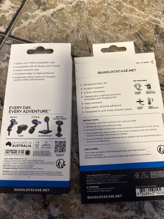 Custodia e protezione schermo Quad Lock per iPhone 16