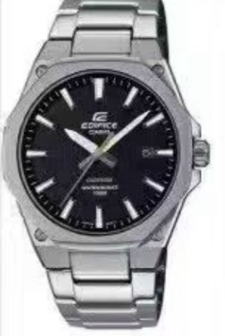 Reloj Casio Edifice Negro y Plateado