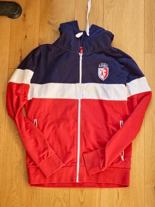 Felpa LOSC Lille con zip taglia M