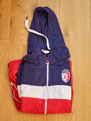 Felpa LOSC Lille con zip taglia M
