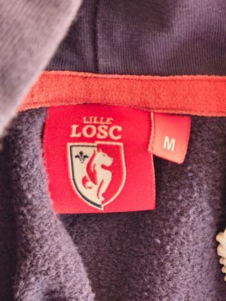 Felpa LOSC Lille con zip taglia M