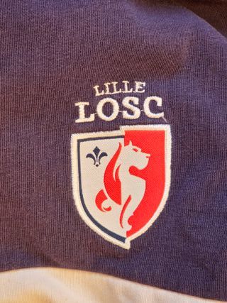 Felpa LOSC Lille con zip taglia M