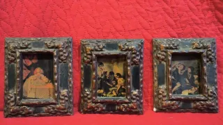 6 mini cuadros decorativos