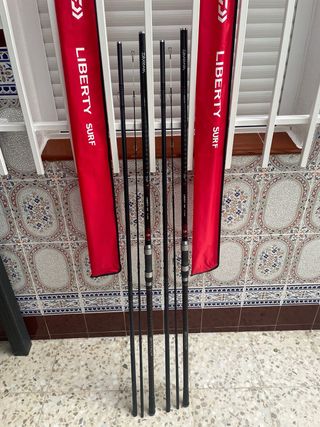 2 Cañas Daiwa Liberty Surf