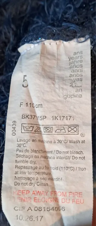 Golfino Zeta bambina tg. 5 anni