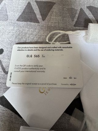 Anillo Guess Nuevo Plata