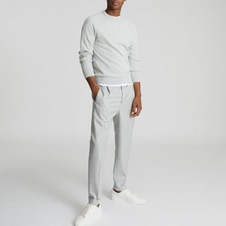 Suéter REISS Lana y Cachemir Gris