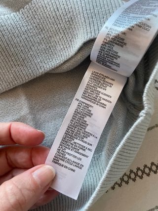 Suéter REISS Lana y Cachemir Gris