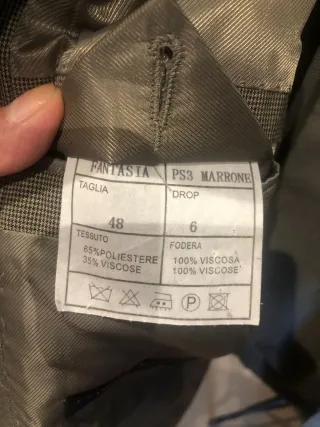 Completo uomo grigio