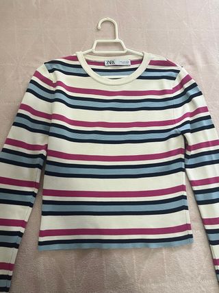 Jersey Zara Rayas Multicolor
