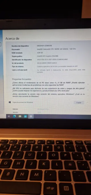 Portátil Asus A540S Series Type-C