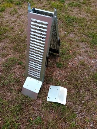 Pareja rampas plegables acero