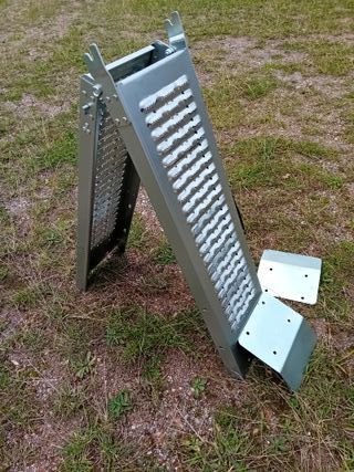 Pareja rampas plegables acero