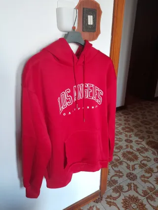 Felpa Los Angeles California Rossa