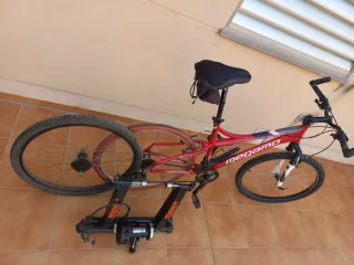 Bicicleta Megamo con rodillo