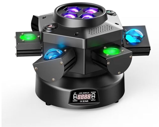 Foco Cabezal Móvil LED 180W RGBW 19CH