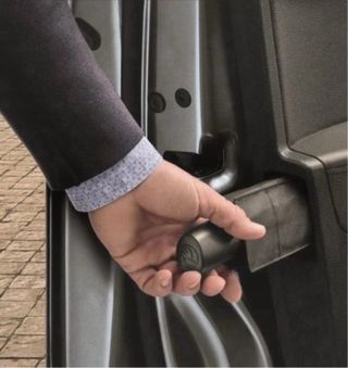 Paraguas Skoda Negro Plegable