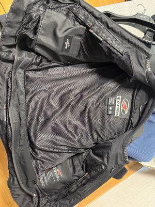 Chaqueta de cuero Alpinestars Negra