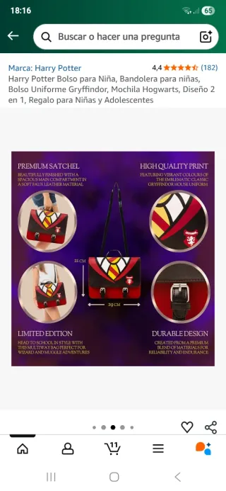 Mochila Harry Potter