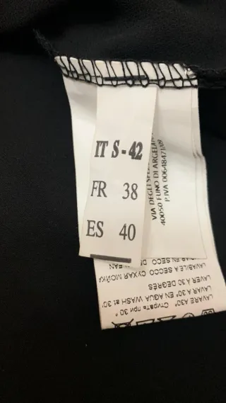 Vestito Kaos nero tg S