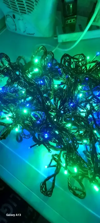 300 Luci LED per albero di Natale multicolor